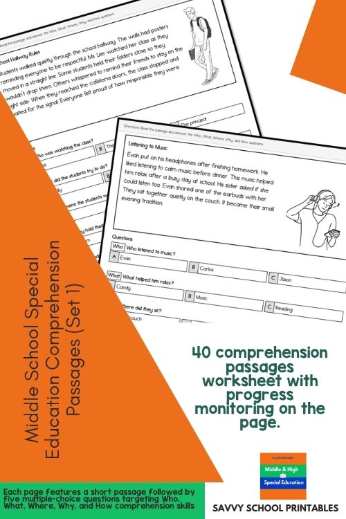 Middle School Comprehension Image